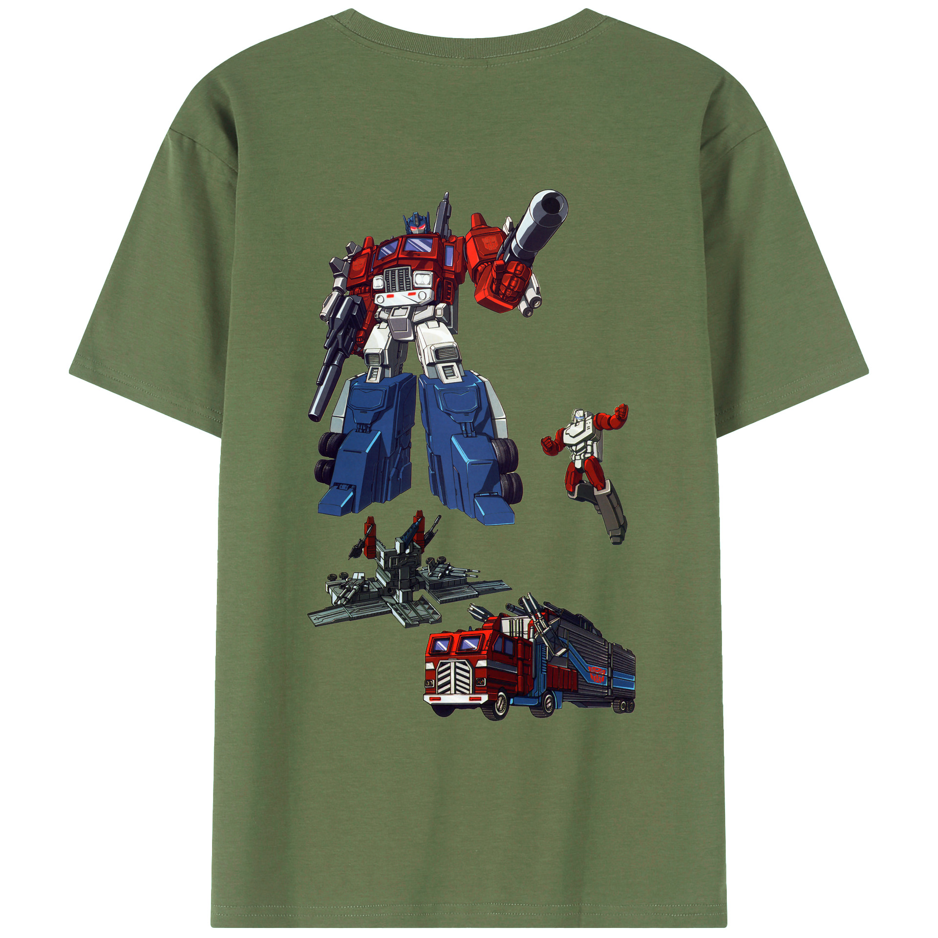 （画像用）  綿100％ メンズ半袖Tシャツ（バックプリント） 通気性